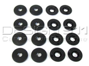 Juego de fijación de alfombrillas. Porsche 955 Cayena 2003 - 95504480064, 955044800648B2, 955044800648C3, 955044800648D4, 955044800648E5