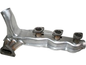 Intercambiador de calor de escape, Acero inoxidable galvanizado. Porsche 911 2.7L / 911 3.0L 1974-83 / 911SC - 91.101, 91.101G, 91.101S, 91.101S41, 1623102100, 93021102501, 1623103300, 1623103500, 1623105800 - 1623105800