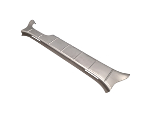 Garniture de coffre à bagages en acier inoxydable. Porsche 987 Caïman - 98755515100U02