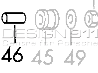 Douille d'amortisseur. Porsche 911/912 - 90133351300, 90133351302