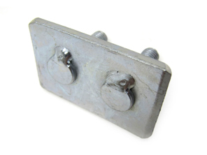 Auspuff-Endschalldämpfer-Halteplatte. Porsche 986 Boxster - 99611331101 - 1625001400