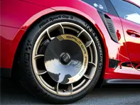 Dischi aerodinamici in fibra di carbonio per ruota posteriore Porsche 991 GT2 e GT3 RS - SA012