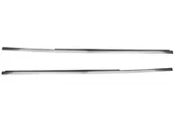 Door outer moulding trim, Chrome. Porsche 911 65-83 Targa / Cabrio - 90153143141, 90153143241