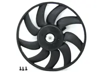 Water radiator electric fan, 200W. Porsche 95B Macan 2.0L - 9A795945517, 8K0959455M, 351044361, 70819946, 70819946AP, 8EW351044-361