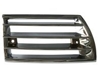 Griglia clacson in metallo con finitura Cromata. Porsche 911/912 69-73 - 90155943127, 90155943227 - LI.013.001, LI.013.002, 9355, 9356, 911273, 911274, 1684500276, 1684500286