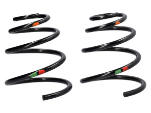 Front coil springs (PAIR) - Green/Red - Porsche 996 C4/C4S with sport suspension (030) - 99634353120504