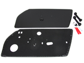 RS / RSA / Backdate Style Door panels in Black Leather for Porsche 911 / 912E / 930 / 964 / 993 1974-96