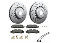 Brake disc rotor kit Front. Porsche 971 Panamera Turbo V8 4.0L 4WD / 4S E-Hybrid (410mm disc) - 971615301D, 971615302D, 971615301R, 971615302R