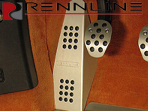 Rennline dode pedaal rubberen grip. Porsche 996 / 986 Boxster - P53, P53