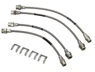 Stainless steel brake hoses. Porsche 911 73-89 - DHK475