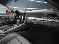 Interieurpakket in geborsteld aluminium voor MANUAL-auto's. Porsche 991 - 99104480047, 99104480048