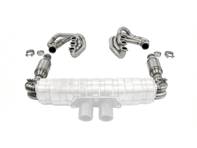 CARGRAPHIC GT Sport排气系统，复古风格，带ID42 GT消音器，无加热功能，无阀门，适用于GT3消音器。保时捷964 Carrera 2/4/RS - 96411104504, 96411104605, 96411104502, 96421103905, 96421103932, 96421104004, 997111027A1