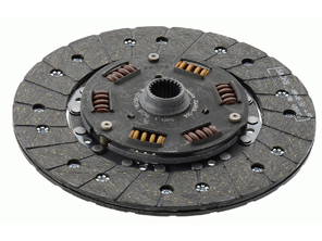 Kupplungsmitte-Reibplatte. Porsche 911 Turbo 75-77 Sachs - 93011601402, 93011601401, 1861568331 - 1861568331