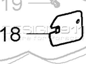 Piastra di fissaggio paraurti anteriore. Porsche 970 Panamera - 97050532500, 97050532600