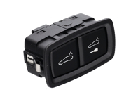 Interruttore per apertura portellone posteriore, nero opaco. Porsche 95C / 971.1 / 971.2 / 976 / 9J1.1 / 9J1.2 / 9YA / 9YB 2017>> - 971959832C6N3, 971959832C