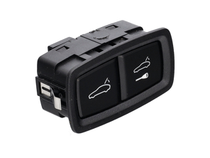 Schalter für Heckklappenentriegelung, Mattschwarz. Porsche 95C / 971.1 / 971.2 / 976 / 9J1.1 / 9J1.2 / 9YA / 9YB 2017>> - 971959832C6N3, 971959832C