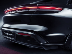 Telaio diffusore TechArt con alette. Porsche 9J1.1 / 9J1.2 Taycan - 09J.121.500.009 - 09J.121.500.009