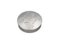 Schaltknaufeinsatz Alu graviert für Porsche Boxster / 944 - 911680GI993, 911680GI944, 911680GI964, 911680GI928