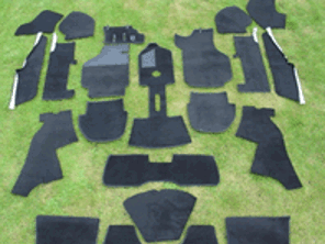Set di moquette per pavimenti interni. Porsche 911 1984-89