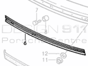 冲击橡胶塑料嵌件。保时捷 911 - 91150514902