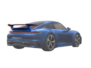 Aerokit rear spoiler. Porsche 992 Carrera 2 / Carrera 4 with Sport Design Package - 992827078V04, 992827078AV04, 992827078B, 992827078C