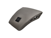 Console for In-Car Telephone - Graphite Grey Leather (C51). Porsche 986 Boxster / 996 Carrera & Turbo - 99655209303C51
