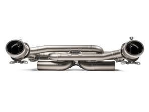 Akrapovic Slip-On race line (Titanium). Porsche 992 Carrera / S / 4 / 4S / Cabriolet - 992251053A, 992298019A