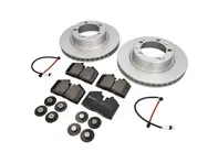 Front Brake pads and brake disc package Porsche 968 Zimmermann - 95135104103, 94461236502, 96435109601, 96435109602, 96435193903