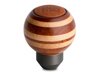 Pomello del cambio Momo targa heritage, legno