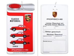 Etichetta cambio olio Porsche Classic 20W-50 per Porsche 356 / 914 / 911 2.0-2.7L - PCG04320928, PCG04320929, 20W50, 20W 50, 20W-50