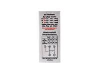 Adesivo per parabrezza con schema di cambio marcia. Porsche 356 Pre-A / 356A T1 - 64470154300