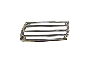 Horn Grille - Chrome METAL. Porsche 911/912 65-68 - 90155943121, 90155943221, 90155943123, 90155943223, PCG55943150, PCG55943250, PCG55943123, PCG55943123, PCG55943150, PCG55943150 - T801AL, T801AR