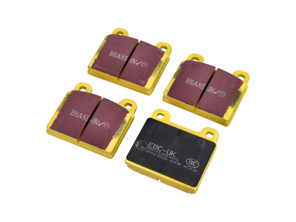 EBC GELBE Bremsbeläge „Fast Road“ vorn. Porsche 911 / 930 (OE-Teilenummer 91135195002) - 91135195001, 91135195002, 91135195006, 91135195008, 91135195011 - DP4103R