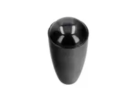 Heater control handle knob, Black. Porsche 911 1965-68 / 356C - 69542479200 - HOT11.1.119, JG.792.00, 1688000700, 7110-12