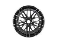 21' 911 turbo design wheel titanium finish Rear 11,5J x 21 ET69. Porsche 971.2 Panamera - 971601025ANOC6