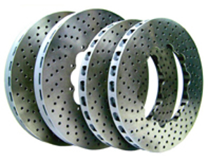 Ricambio per Dischi Freno CERAMIC FORATI per Porsche 987 Boxster - 212612170, 212612160, 212612150