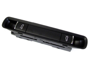 Pannello interruttori apertura cofano e portellone posteriore. Porsche 981/911 - 99161310501A05, 99161310500A05