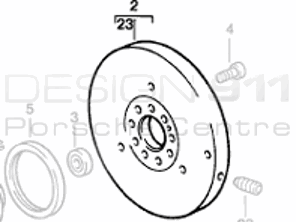 Volante de inercia. Porsche 944 1982-85