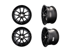 20' 718 Cayman GT4 Set of wheels, in Black. Original Porsche - 98204460301