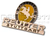Reutter Badge, 1950 to 1953. Porsche 356 - PSP72300100, PCG72300100