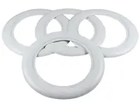 15' Radkappen-Set, Weiß. Porsche 356 - AC601215A, 8160300510