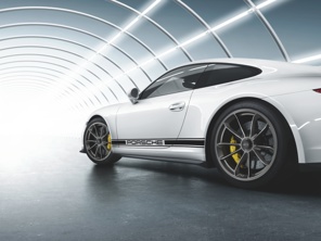 Decoratieve strepen opzij met PORSCHE-logo. Porsche 991 turbo / GT2 RS / GT3 RS - 99104480165, 99104480166, 99104480167, 99104480168