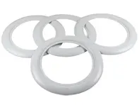 14' Radkappen-Set, Weiß. Porsche 356 - AC601214A, 8160300410