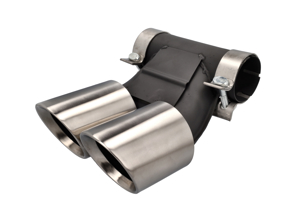 Tubos de escape DesignTek con acabado cepillado para Porsche 982 / 982C - 982251187H, 982251187N, 982251187L, 982251187R, 982251187G, 982251187J, 982251187Q, 982251187K, 982251187P