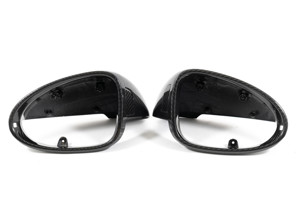 Rennline buitenspiegelkappen van koolstofvezel. Porsche 95B Macan - 95B857527G2X, 95B857528G2X