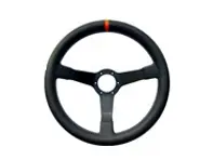 Steering wheel Eau Rouge Full Grain Leather with Orange Indicator 350mm. Porsche 911 / 964 / 993 / 924 / 944 / 968 / 928 - 74102, 74103