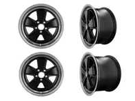 Cerchi in lega Fuchs da 19" SET DA 4 in nero 8.5J e 11J per auto Porsche - 999362B198556, 999362B191151