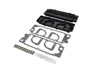Camshaft Engine Lower Cover Kit - Alloy in Black  Porsche 911 1968-89 - 93010511605, 90003101430, 90008400402, 93010519507
