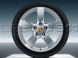 19' Cayman S Alufelgen & Winterreifen Original Porsche für 981 Boxster / 981 Cayman - 98104460027, 98104460028, 98104460007, 98104460008