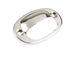 车牌灯外壳，镀铬。保时捷 356B / 356C - 64463160505 - 1695650900